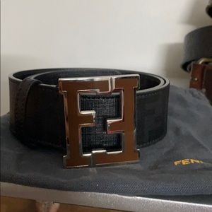Fendi Zucca College Belt